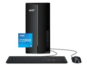 Acer Aspire TC-1760-UA92 Desktop | 12th Gen Intel Core i5-12400 6-Core Processor | 12GB 3200MHz DDR4 | 512GB NVMe M.2 SSD | 8X DVD | Intel Wireless Wi-Fi 6 AX201 | Bluetooth 5.2 | Windows 11 Home