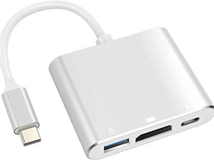 Battony USB C to HDMI Adapter USB Type C Adapter Multiport AV Converter with 4K HDMI Output USB C Port & USD3.0 Fasting Charging Port Compatible for MacBook Pro MacBook Air 2019/2018 iPad Pro 2019