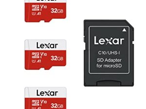 Lexar 32GB Micro SD Card 3 Pack