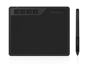 GAOMON S620 Graphics Tablet 6.5 x 4 Inches Pen Tablet with 4 Express Keys and Battery-Free Pen for Digital Drawing and Gaming on Windows&Mac OS & Android Device