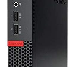 Lenovo ThinkCentre M910q Tiny Desktop (Black) - Intel Quad-Core i7-6700T 2.90GHz - 16GB RAM - 256GB SSD - Win 10 Pro (Renewed)