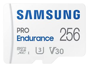 SAMSUNG PRO Endurance 256GB MicroSDXC Memory Card with Adapter for Dash Cam