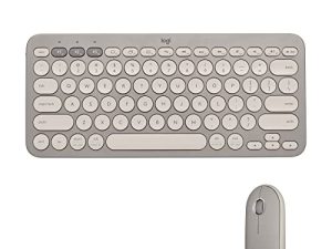 Logitech K380 + M350 Wireless Keyboard and Mouse Combo - Slim Portable Design