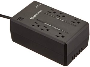 Amazon Basics Standby UPS 400VA 255W Surge Protector Battery Power Backup