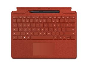 Microsoft Surface Pro Signature Keyboard with Microsoft Surface Slim Pen 2 - Poppy Red