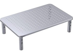 HUANUO Monitor Stand Riser - 3 Height Adjustable Monitor Stand for Laptop