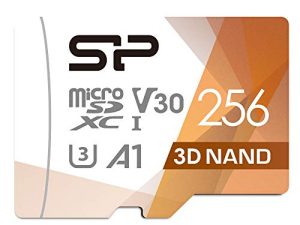 Silicon Power 256GB Micro SD Card U3 SDXC Up to 100MB/s High Speed Memory Card with Adapter for Nintendo-Switch