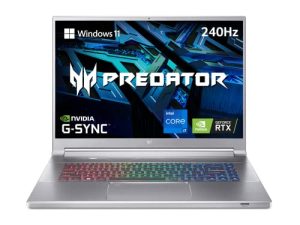 Acer Predator Triton 500 SE Gaming/Creator Laptop | 12th Gen Intel i7-12700H | GeForce RTX 3060 | 16" WQXGA 240Hz G-SYNC Display | 16GB DDR5 | 512GB Gen 4x4 SSD | Killer Wi-Fi 6E | PT316-51s-7397