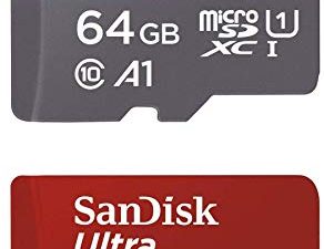 SanDisk 64GB X2 (128GB) MicroSDXC Ultra Uhs-1 Memory Card