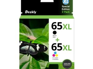 65XL Black Color Ink Cartridges Combo Pack High Yield