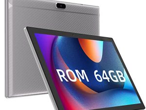 CUPEISI Tablet 10.1 Inch Quad-Core ROM 64GB Android 11 IPS HD Display 6000mAh Tablets (Silver)