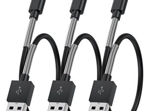 3 Pack Short iPhone Charger Cable