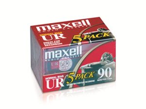 Maxell UR 90 Normal Bias Blank Audio Recording Cassette Tape