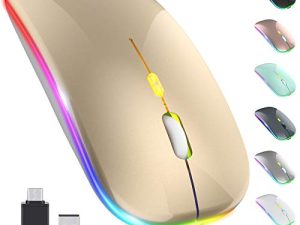 【Upgrade】 LED Wireless Mouse