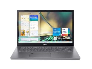 Acer Aspire 5 A517-53-5087 Laptop | 17.3" Full HD IPS Display | 12th Gen Intel Core i5-1235U | 16GB DDR4 | 512GB NVMe SSD | 802.11ax Wi-Fi 6 | Thunderbolt 4 | Fingerprint Reader | Backlit Keyboard