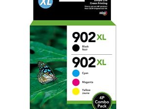 902XL Ink Cartridge Compatible for HP 902 XL High Yield Work with Officejet Pro 6978 6968 6970 6960 6962 6958 6954 6950 6951 Printers (Black
