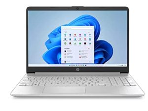 HP 15.6" Laptop with Windows Home in S Mode - Intel Core i3 11th Gen Processor - 8GB RAM Memory - 256GB SSD Storage - Silver (15-dy2035)