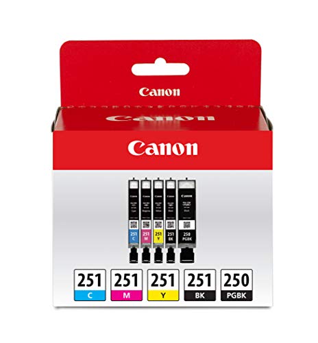 Canon PGI-250/ CLI-251 5 Color Amazon Pack Canon PGI-250/ CLI-251 5 Color Amazon Pack