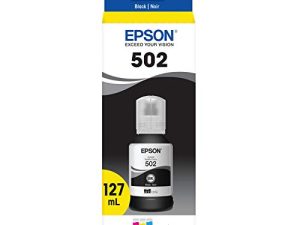 EPSON T502 EcoTank Ink Ultra-high Capacity Bottle Black (T502120-S) for select Epson EcoTank Printers