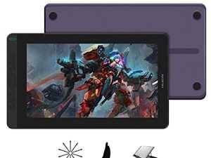 HUION KAMVAS 13 Graphics Drawing Tablet with Full Laminated Screen Battery-Free Stylus Tilt 8 Express Keys Adjustable Stand