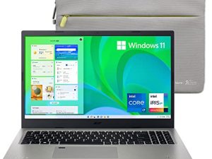 Acer Aspire Vero AV15-51-7617 Green PC | 15.6" FHD IPS 100% sRGB-Display | 11th Gen Intel Core i7-1195G7 | Intel Iris Xe Graphics | 16GB DDR4 | 512GB NVMe SSD | Wi-Fi 6 | PCR Materials | Vero-Sleeve