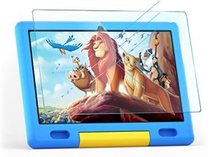 Coolfan Kids Tablet 10 inch Tablet 1080P HD 2GB RAM+32GB ROM with Dual Camera Android 10.0 Parental Control Learning Tablet Adjustable Kid-Proof Case (Blue)