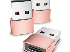 Syntech USB C Female to USB A Male Adapter 3 Pack