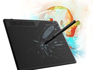 GAOMON S620 6.5 x 4 Inches Graphics Tablet with 8192 Passive Pen 4 Express Keys for Digital Drawing & OSU & Online Teaching-for Mac Windows Android OS