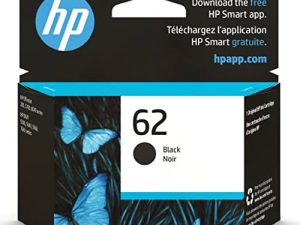Original HP 62 Black Ink Cartridge | Works with HP ENVY 5540