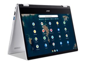 Acer Chromebook Spin 314 Convertible Laptop | Intel Pentium Silver N6000 | 14" HD Corning Gorilla Glass Touch Display | 4GB LPDDR4X | 128GB eMMC | Intel Wi-Fi 6 AX201 | Chrome OS | CP314-1H-P9G7