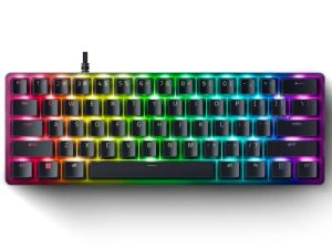 Razer Huntsman Mini 60% Gaming Keyboard: Fast Keyboard Switches - Linear Optical Switches - Chroma RGB Lighting - PBT Keycaps - Onboard Memory - Classic Black