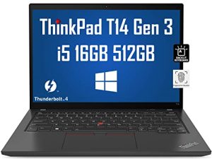 2022 Lenovo ThinkPad T14 Gen 3 14" WUXGA FHD+ (Intel 12th Gen 10-Core i5-1235U