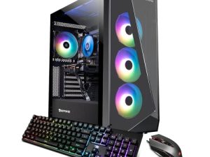 iBUYPOWER Pro Gaming PC Computer Desktop SlateMono 230A (Ryzen 5 5600X 3.7 GHz