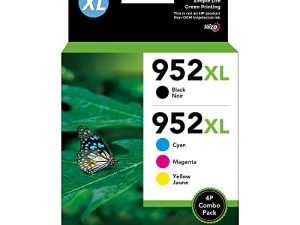 952XL Higher Yield Upgraded Ink Cartridges Replacement for HP 952 XL 952XL Compatible with HP OfficeJet Pro 8710 8720 8702 7720 7740 8715 8730 8740 8216 8725 8700 Printer ( 4 Pack)