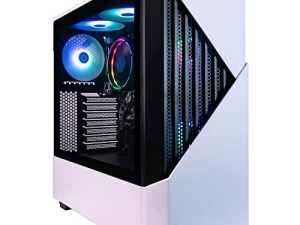 Periphio Castle Prebuilt Gaming PC | AMD Ryzen 5 4600G (4.2GHz Turbo) | Radeon Vega 7 iGPU (4GB) | 1TB M.2 NVMe SSD Storage | 16GB DDR4 RAM | Windows 10 Gaming Desktop Computer | 5G-WiFi + BT