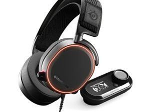 SteelSeries Arctis Pro + GameDAC Wired Gaming Headset - Certified Hi-Res Audio - Dedicated DAC and Amp - for PS5/PS4 and PC - Black