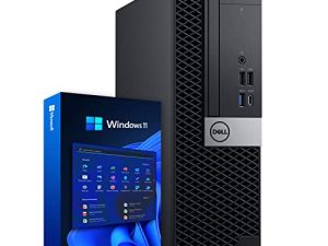 Dell Windows 11 Desktop Computer OptiPlex 5060 | Intel Core i5-8600 Six Core (4.3GHz Turbo) | 16GB DDR4 RAM | 500GB SSD Solid State + 1TB HDD | WiFi + Bluetooth | Home or Office PC (Renewed)