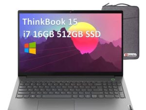 Lenovo 2022 Latest ThinkBook 15 Gen 3 are 15.6" FHD (Intel Quad Core i7-1165G7
