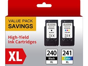 PG-240XL/CL-241XL Compatible Ink Cartridges Replacement for Canon 240 241