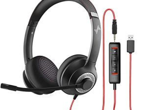 USB Headset with Mic for PC