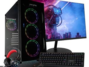 Periphio Gaming PC Tower Desktop Computer