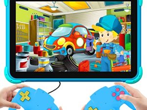 10 inch Kids Tablet with Gamepad Android Tablet for Kids Toddler Tablet 2GB+32GB Support Parental Control Dual Cameras