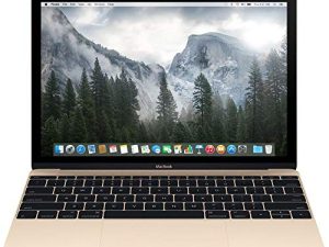 Apple MacBook MK4M2LL/A 12-Inch Laptop with Retina Display 256GB (Gold) - (Renewed)