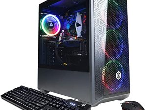 2022 Newest CyberpowerPC Gamer Xtreme VR Gaming Desktop | Intel Core i5-11400F(Beat i7-10700F) | NVIDIA GeForce RTX2060 | 16GB DDR4 | 500GB SSD+1TB HDD | Mouse&Keyboard | Win11 | With Mouse Pad Bundle