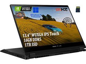 ASUS ROG Flow X13 Gaming 2-in-1 Laptop | 13.4" WUXGA 120Hz 500nits IPS Touchscreen | AMD 8-Core Ryzen 9 6900HS | 16GB DDR5 1TB SSD | GeForce RTX 3050 Ti 4GB | Backlit Win11 Pro + 32GB MicroSD Card