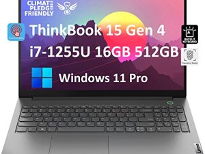 2022 Lenovo ThinkBook 15 Gen 4 15.6" FHD Touchscreen (12th Gen Intel 10-Core i7-1255U