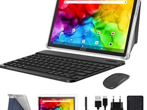 2022 Newest 2 in 1 Tablet 10 inch 4G Phone Call with Dual Sim Card Slot