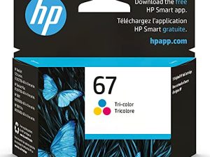 Original HP 67 Tri-color Ink Cartridge | Works with HP DeskJet 1255