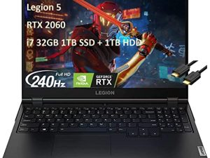Lenovo 2022 Newest Legion 5 15.6" FHD 1080p IPS 240Hz Gaming Laptop (Intel 6-Core i7-10750H