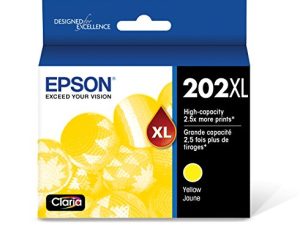 EPSON T202 Claria -Ink High Capacity Yellow -Cartridge (T202XL420-S) for select Epson Expression and WorkForce Printers
